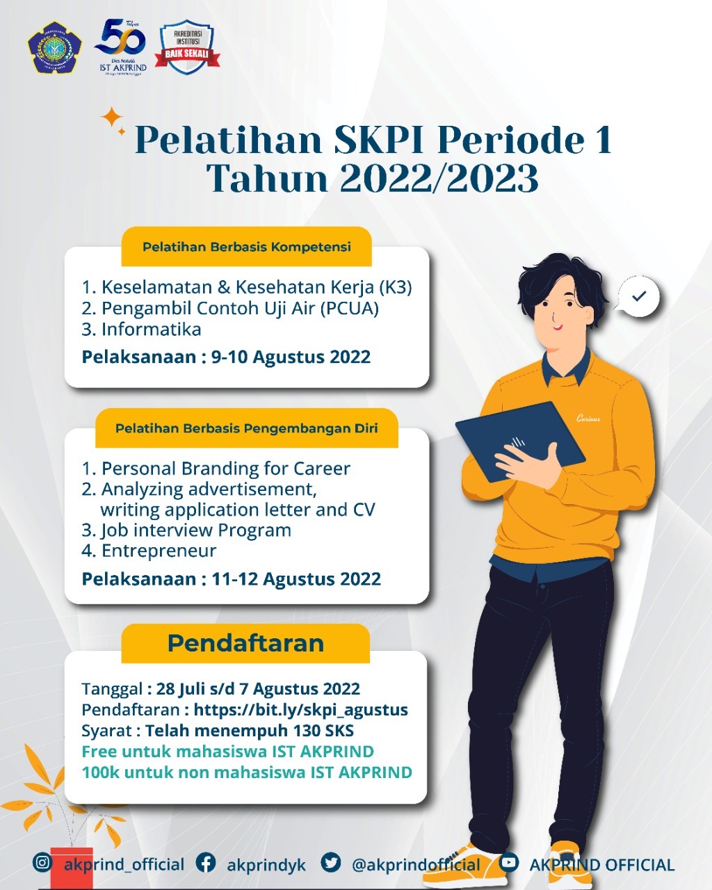 Pelatihan  SKPI Periode I Tahun 2022/2023