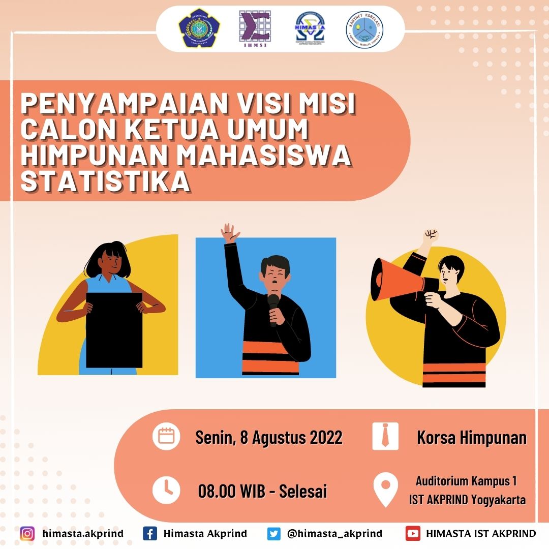 Pemilihan Calon Ketua Umum Himpunan Mahasiswa Statistika (HIMASTA) periode 2022/2023