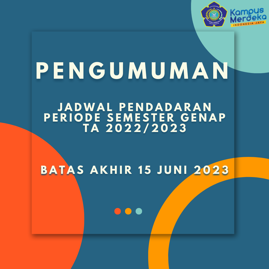 Jadwal Pendadaran Periode Semester Genap TA 2022/2023